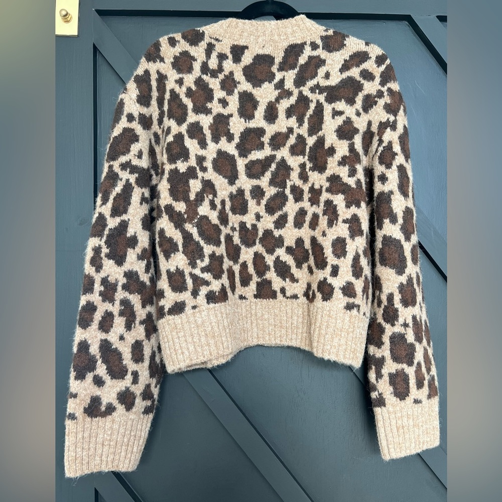 NWT Lovers and Friends Florent Cardigan in Leopard, Size Small - Picture 7 of 12
